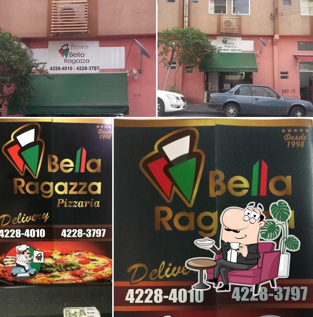O interior do Pizzaria Bella Ragazza