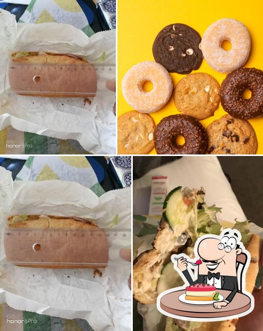 Subway Lille - Euralille offre une variété de desserts