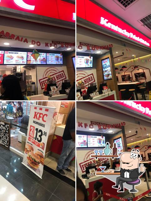 O interior do KFC