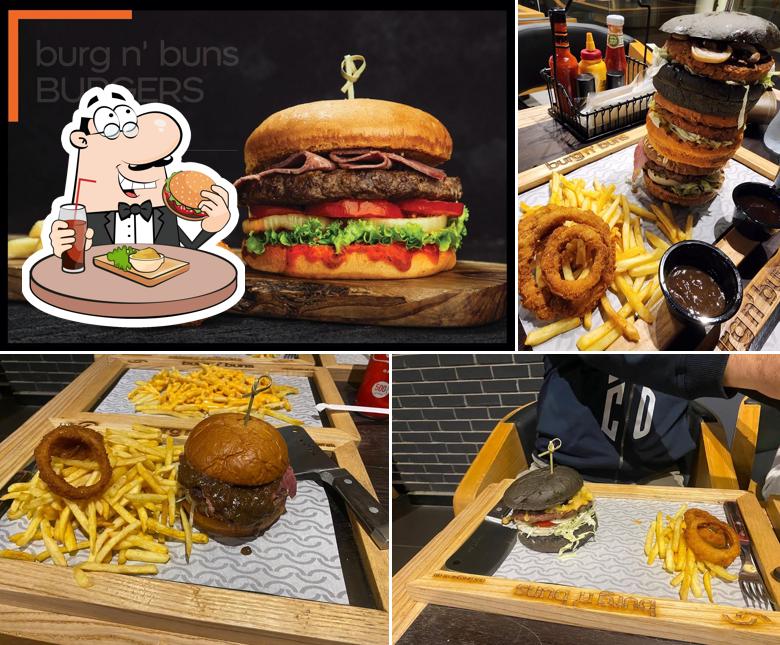 Commandez un hamburger à burg n' buns