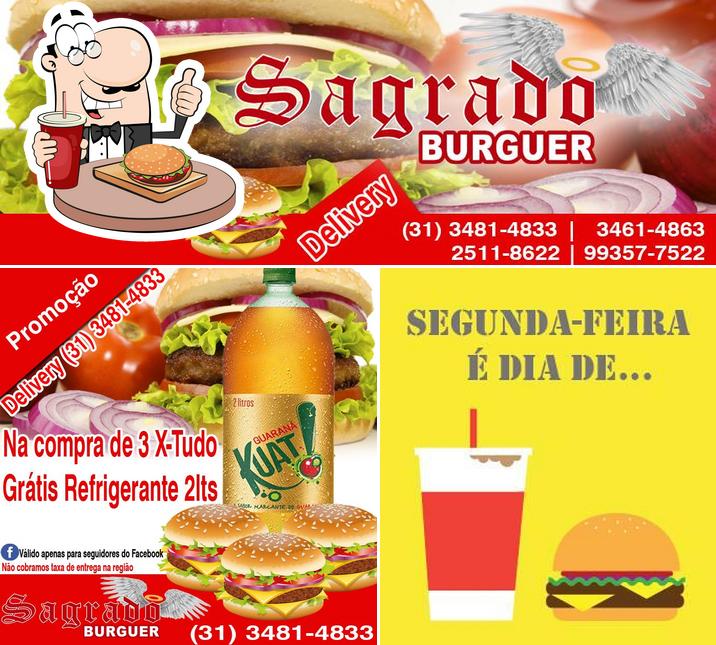 Experimente um hambúrguer no Sagrado Burguer