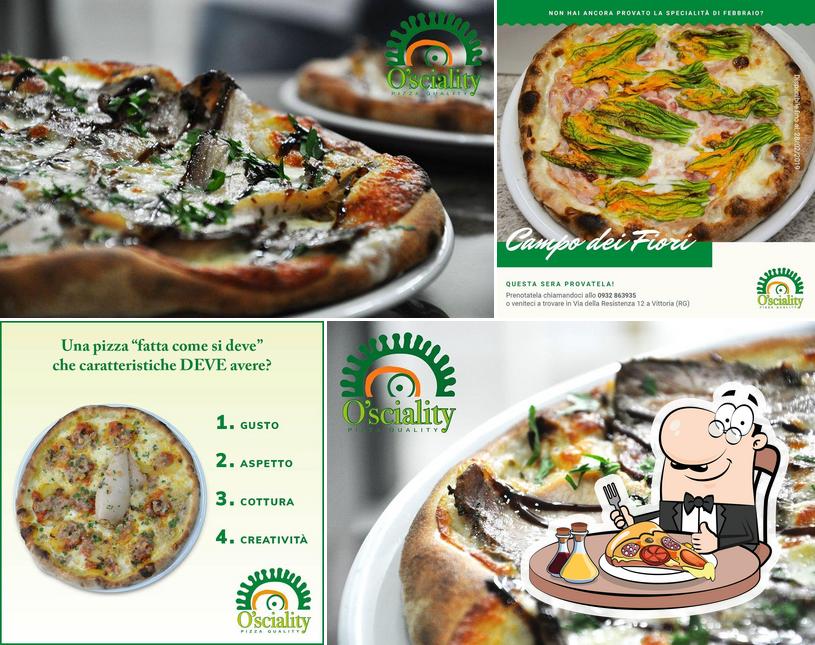 Essayez des pizzas à O'Sciality - Pizza Quality