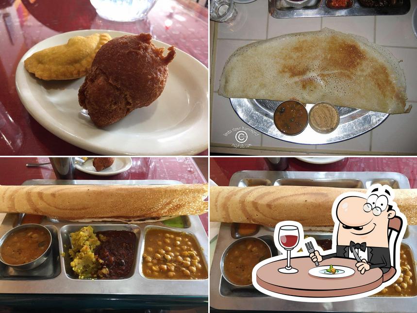 Nourriture à South Indian Dosa Mahal Restaurant