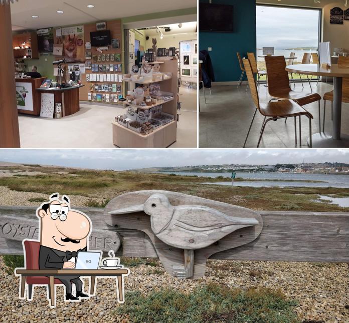 Take a seat at one of the tables at Taste Cafe at Chesil Beach