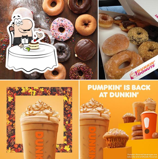 Dunkin' provides a selection of desserts