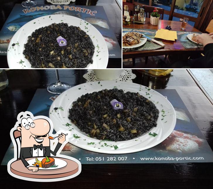 Konoba Portić offre un'ampia scelta di piatti di pesce