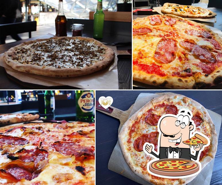 Elige entre diferentes modelos de pizza