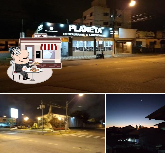 Veja imagens do exterior do Planeta Foods - Restaurante e Lanchonete em Itajai