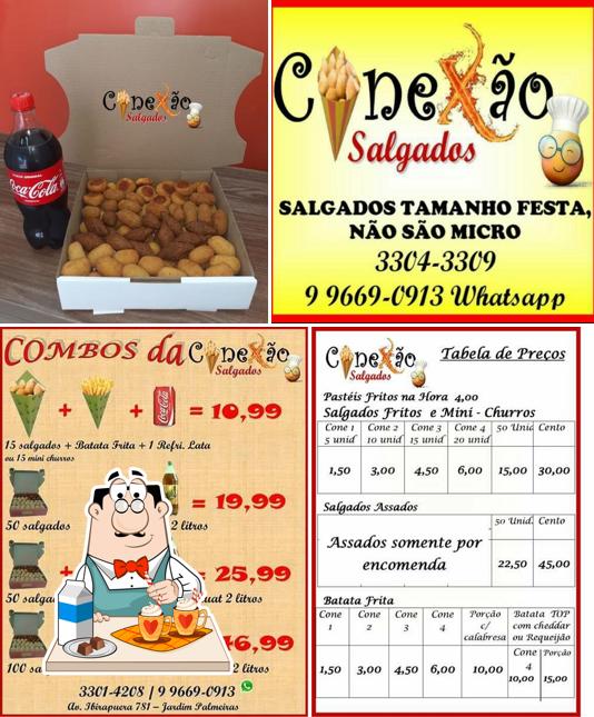Desfrute de uma bebida no Conexão Salgados Araçatuba