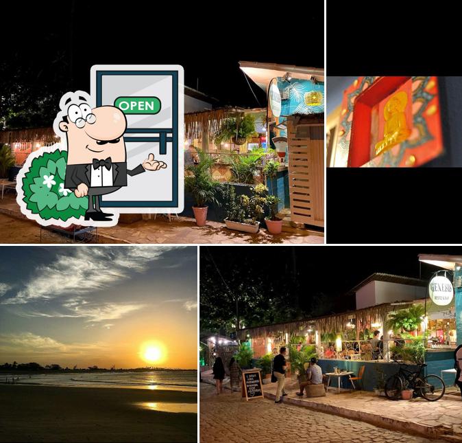 O exterior do Genesis Resto Bar