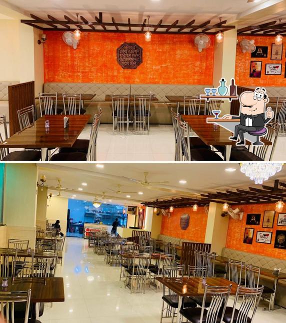 The interior of Hotel VVIP Maratha