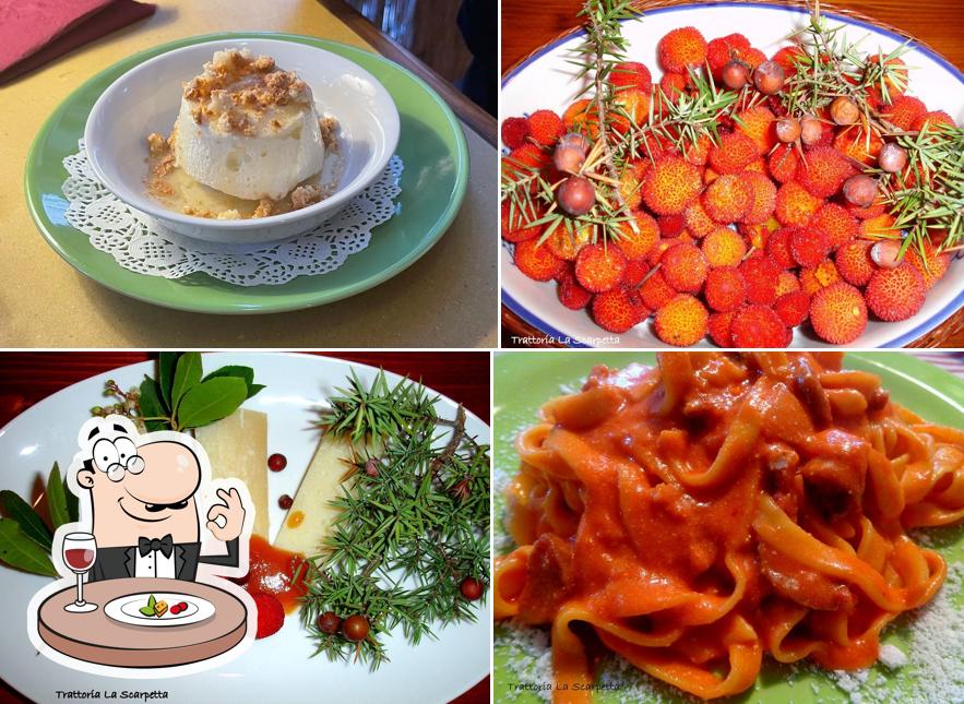 Cibo al Trattoria La Scarpetta