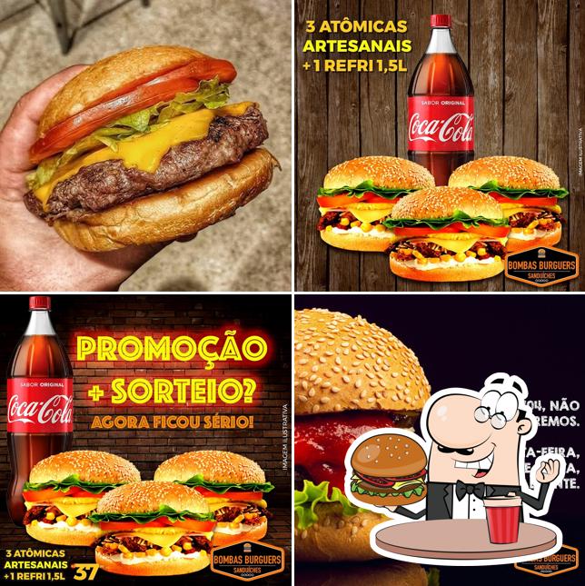 Hambúrguer em Bomba Burgers