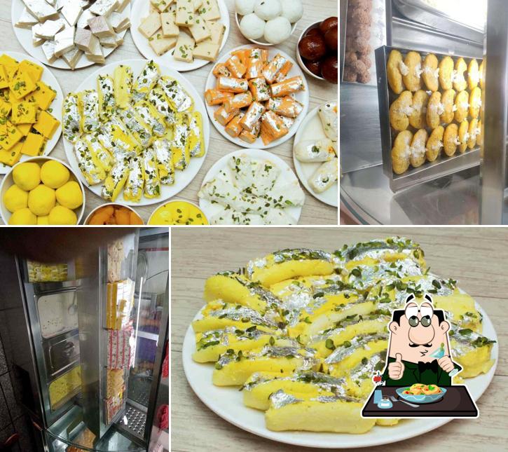 Cheese plate at Maulana Halwai Rajasthan Sweet House