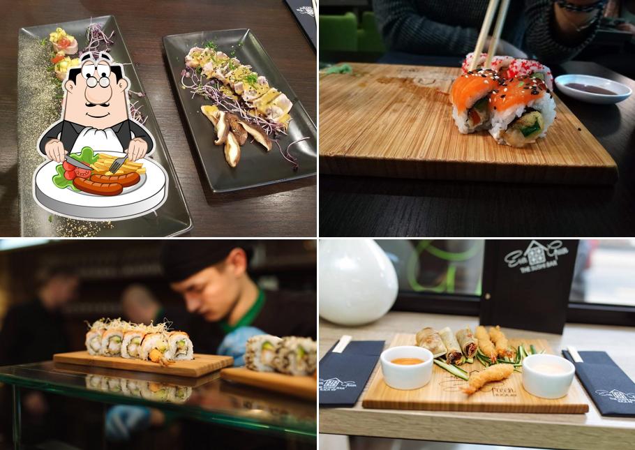 Platti al Evergreen Sushi Bar
