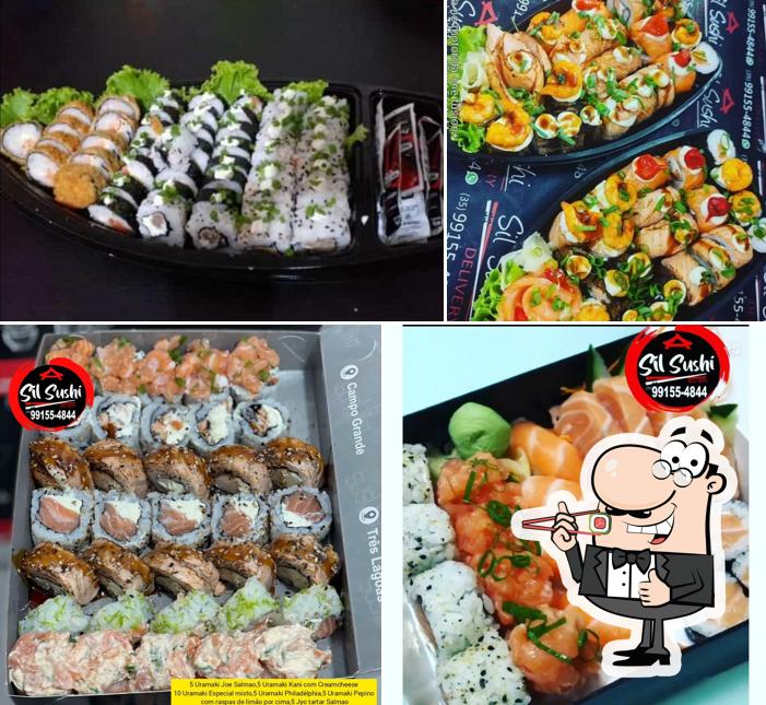 Escolha diversas opções de sushi