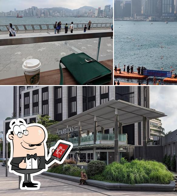 Starbucks (Avenue of Stars) cafe, Hong Kong, 24 Salisbury Rd