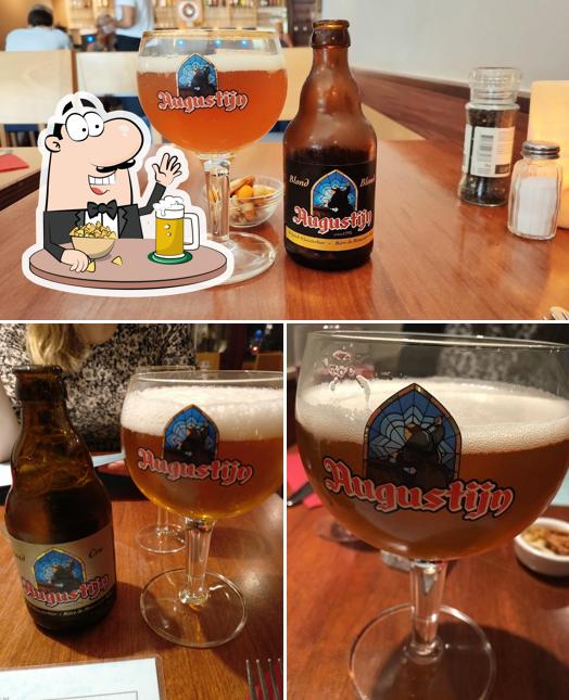 Commandez un verre de bière blonde ou brune