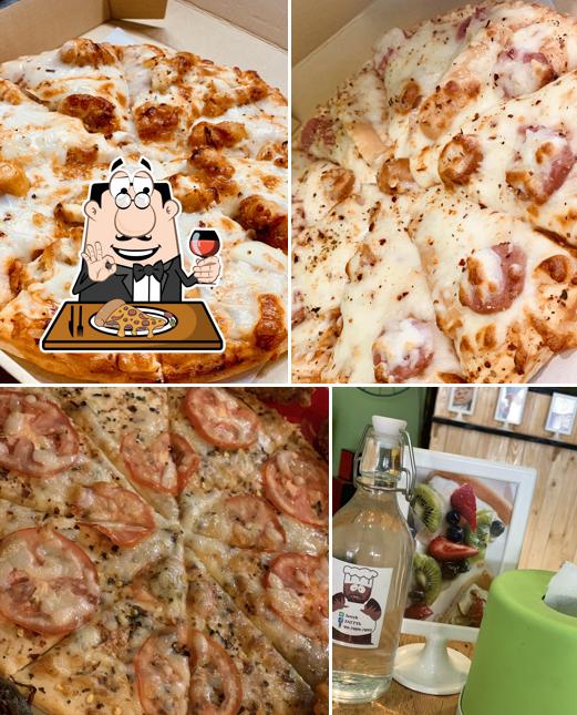 Try out pizza at Fatty Pizza & Shakes