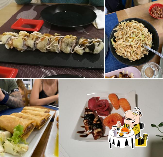 Еда в "Restaurante Japonés- Nagoya SUSHI"