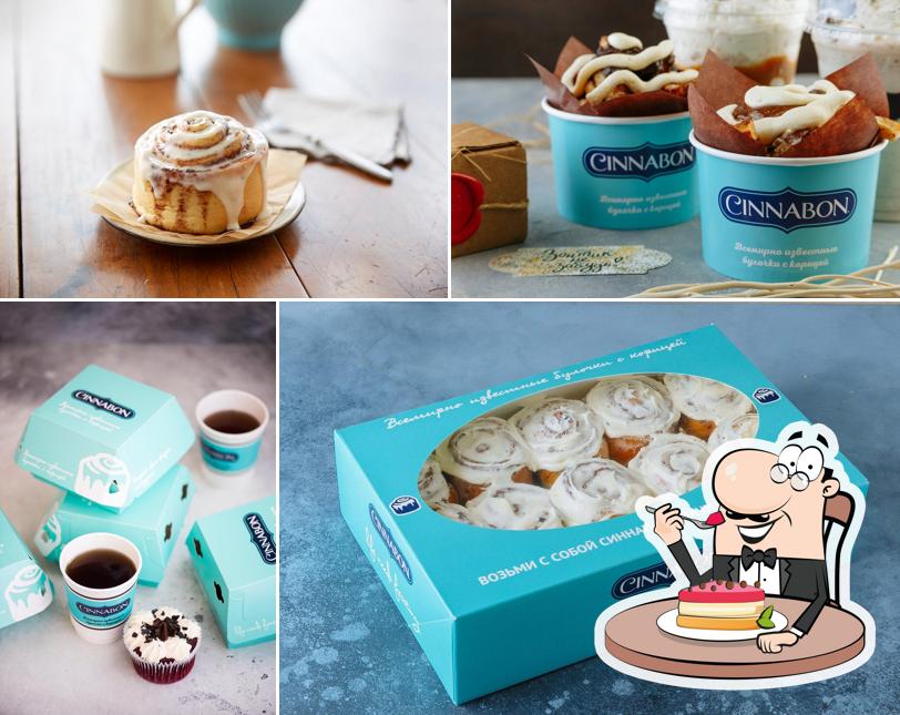 Cinnabon propose une variété de desserts