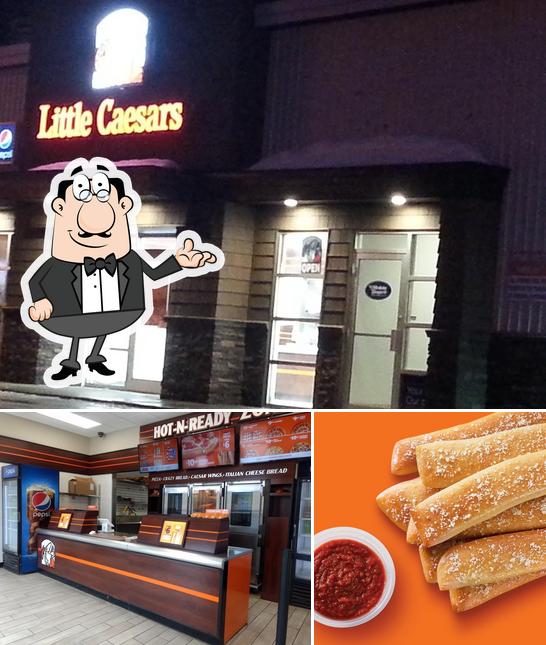 La photo de la intérieur et nourriture de Little Caesars Pizza’s