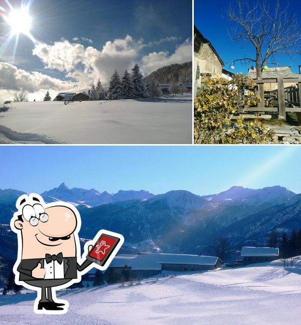 L'extérieur de Rifugio La Chardouse