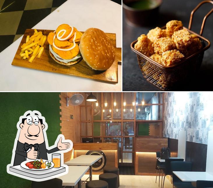 The image of food and interior at Grand Bistro Level One