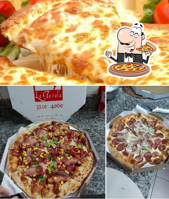 Experimente pizza no La Tavola Pizzaria Delivery