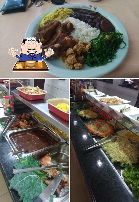 Comida em Restaurante Gaúcho