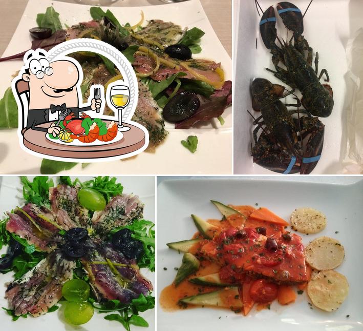 Prenez de nombreux repas à base de fruits de mer servis par La Cantinella