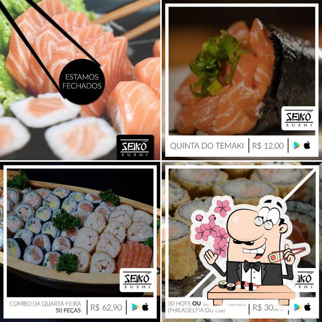 Presenteie-se com sushi no Seiko Sushi - Niterói