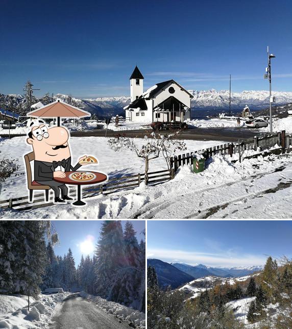 Goditi la vista dall'area esterna di Albergo Kamauz