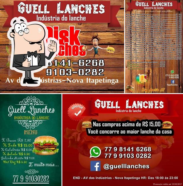 Here's a photo of Guell Lanches