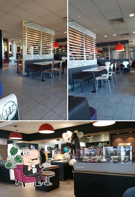 L'intérieur de McDonald's