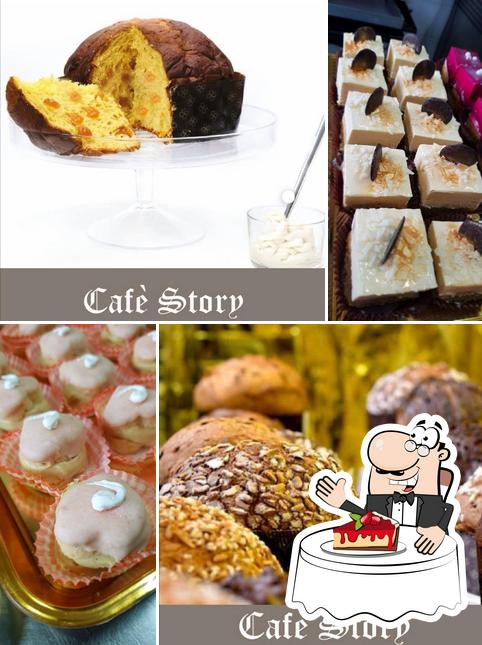Café Story serve un'ampia selezione di dessert