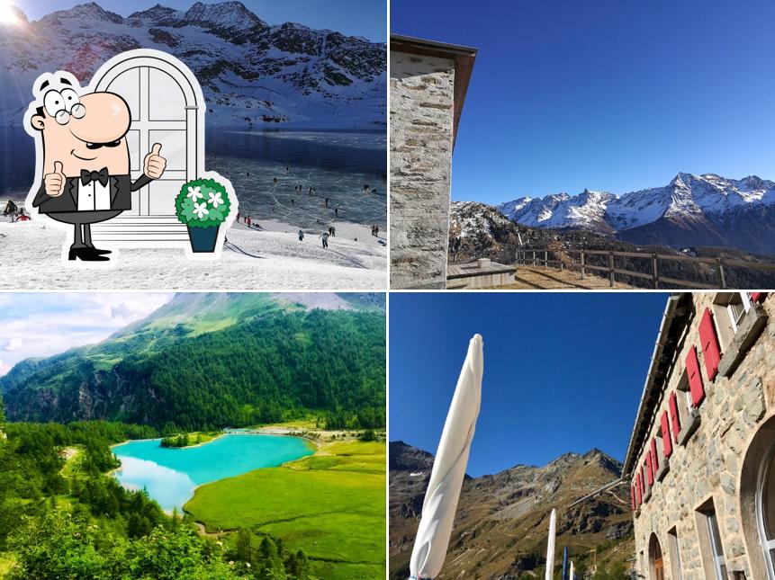 Gli esterni di Alp Grüm