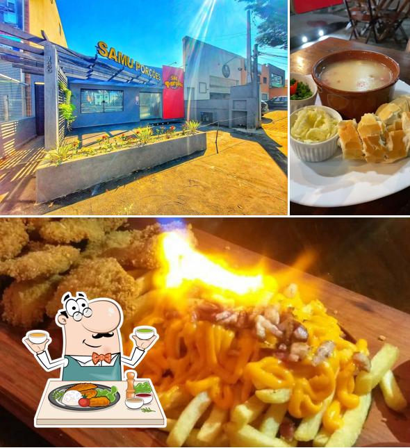 Platos en Samu Porções