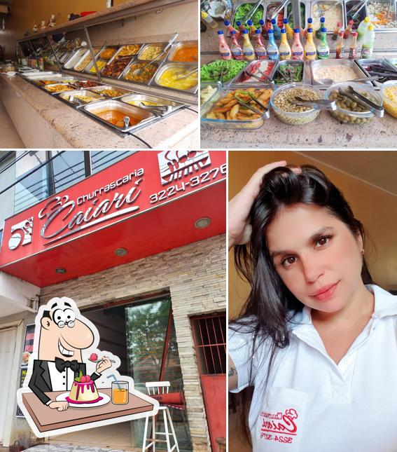 Churrascaria Caiari serve uma gama de sobremesas