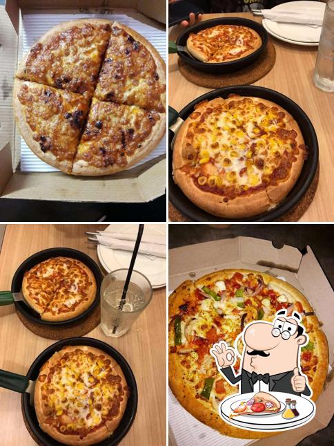 Try out pizza at Pizza Hut