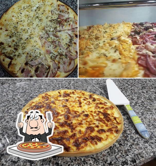 Escolha pizza no La Casa Delle Masse