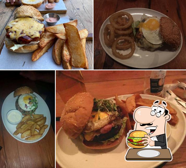 Treat yourself to a burger at The Taphouse