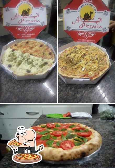 Consiga diferentes variedades de pizza