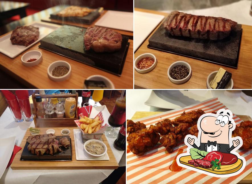 There’s a selection of dishes for meat lovers