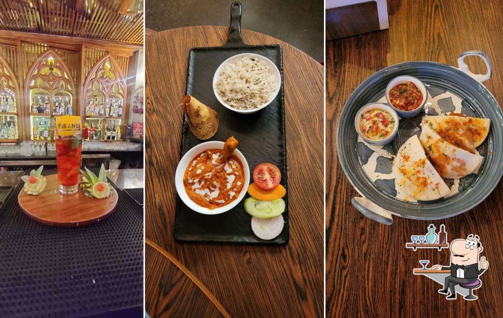 Take a seat at one of the tables at Firangi Cafe And Bar
