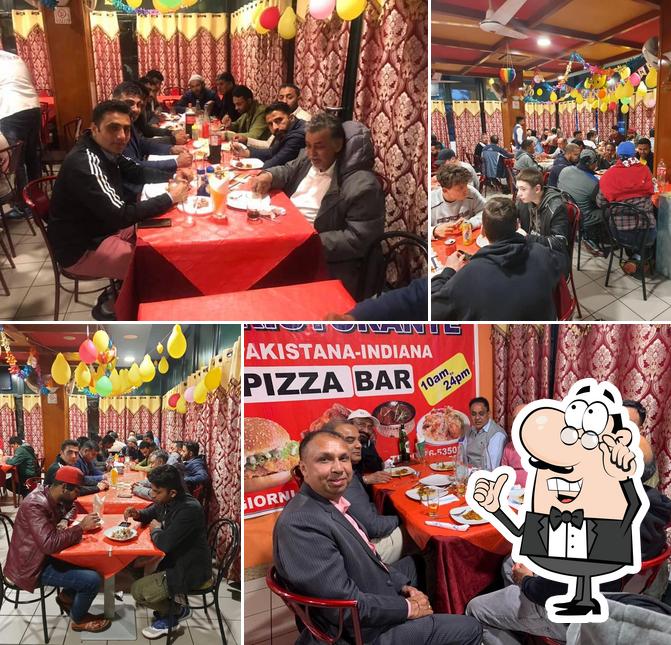 Gli interni di Hamza Restaurant