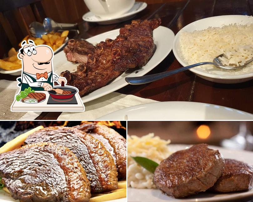 Escolha refeições de carne no Estação Golden Gril