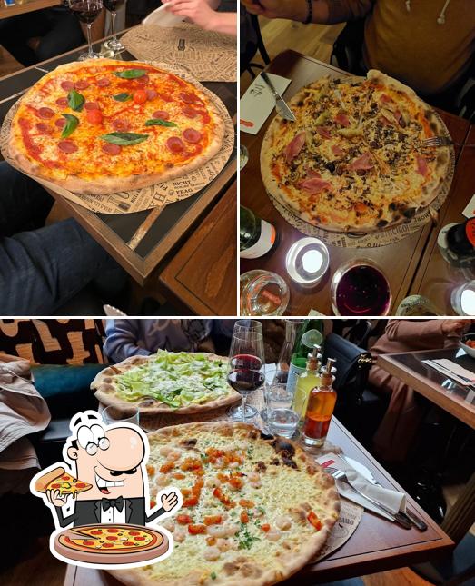 Choisissez des pizzas à L'Osteria Baden-Baden