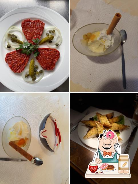 Restaurant Waldegg bietet eine Auswahl von Süßspeisen