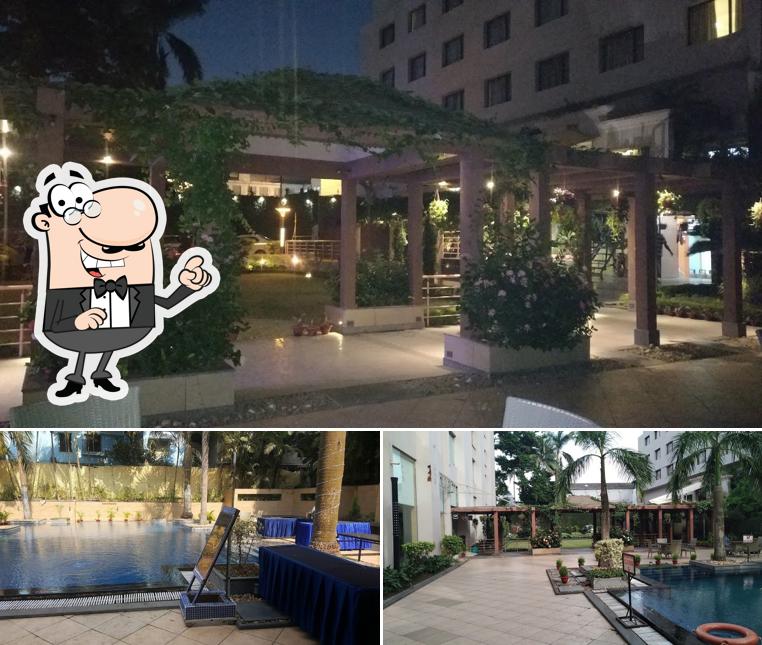 The exterior is an important feature of Hotel Hindusthan International Bhubaneswar